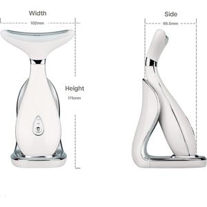 Masseur de beauté pour le rajeunissement de la peau, masseur pour le cou et le visage avec fonction thermique pour lutter contre le vieillissement, le lifting du visage et le raffermissement de la peau - Product Image 6