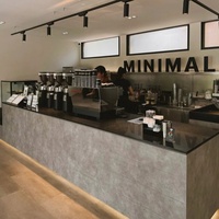 Meubles de comptoir de café boutique, bar, boulangerie, kiosque à gâteaux, café et sucreries