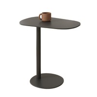 Table d'appoint mobile multifonctionnelle décorative minimaliste avec cadre en fer et plateau en verre, petite table d'appoint moderne et simple pour le salon, le canapé