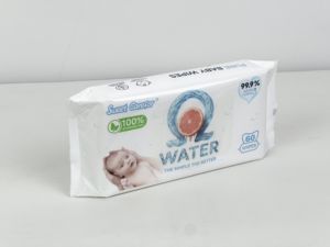 99.9% eau purifiée bébé lingette avec 0.1% <span class=keywords><strong>extrait</strong></span> de pépins de <span class=keywords><strong>pamplemousse</strong></span> pur bébé lingettes humides originales 60 pièces - Product Image 2