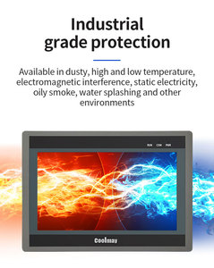 10 pulgadas HMI PLC pantalla táctil <span class=keywords><strong>RS232</strong></span> RS485 controlador lógico programable HMI PLC todo en uno - Product Image 3
