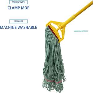 Cabezal de Mopa Grande Premium Boardwalk BWK503GNNB de Fibra de Algodón/Rayón Estándar, Verde (12/Caja) - Product Image 5