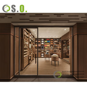 Professional Luxury Cigar Store Display Rack Design Wooden Cigar Humidor Cabinet - Product Image 4