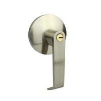 Poignée de porte d'urgence en alliage de zinc pour sortie de secours, barre tactile, levier de poignée de porte