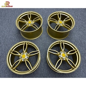 Jantes en alliage d'aluminium personnalisées dorées pour Ferrari 458, roues forgées de 20 pouces, 21 pouces, 22 pouces, 23 pouces, 24 pouces, pièces de carrosserie automobile - Product Image 6