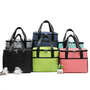 New Fashion Design Insulated Lunch Bag Custom Cooler Bags Customized Oxford Insulated Food Delivery Bag