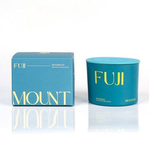 Vela Aromática de Cera de Soya Mescente Jacinto con Fragancia Amaderada en Frasco Cilíndrico con Caja, Decoración para el Hogar - Product Image 3