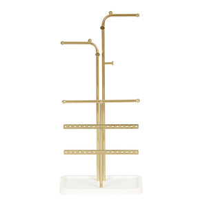 Jewelry <b>Tree</b> <b>Stand</b> Metal Storage Showcase for Watches and Women's Jewelry Gift - Product Image 5