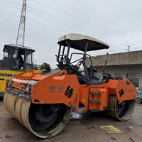 Mesin Pemadat Jalan Hamm HD138 Double Drum Roller Tahun 2015 Bekas Pakai, Pompa dan Katup Hidrolik Asli untuk Konstruksi Jalan