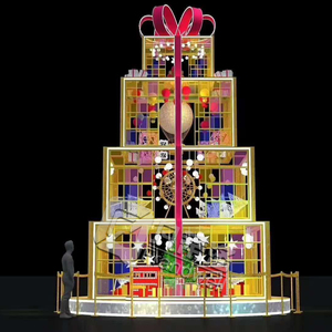 Al aire libre 41ft 44ft 47ft 50ft grande habitación Deluxe árbol de Navidad Torre gigante Árbol de la decoración de la Navidad - Product Image 3