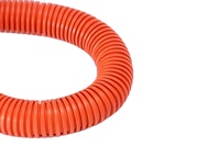 Conduit en PVC flexible résistant aux produits chimiques, homologué AS/NZS 2053 V0, résistant au feu, orange, résistant aux UV, tuyau ondulé pour câbles extérieurs