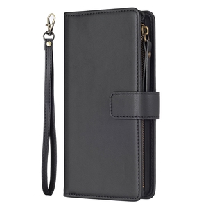 <span class=keywords><strong>Pochette</strong></span> de téléphone portefeuille à 9 emplacements pour cartes pour iPhone 14/13 Pro, étui en cuir multifonction pour iPhone 11, porte-cartes - Product Image 6