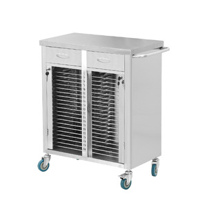 Thickened stainless steel file <b>cabinet</b> for beauty salons, hospital trolleys, office document <b>storage</b> carts, <b>tool</b> carts - Product Image 2