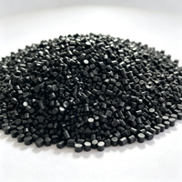 Granulés noirs flexibles recyclés pour le câblage interne des équipements industriels, composé de câbles PVC