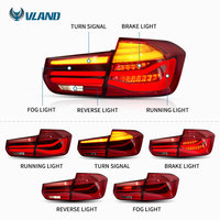 VLAND completa las luces traseras LED Asamblea trasera lámpara 2012-2015 secuencial Luz de cola para BMW F30 F80 F35