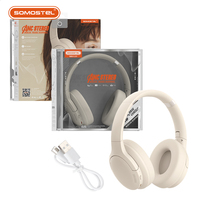 Headphone Premium terlaris dengan busa yang nyaman dan Earphone olahraga ANC & Headphone untuk iphone 16 Pro Max