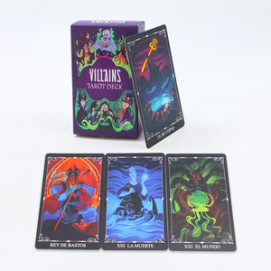 Diseño de impresión de cubierta de tarot original de bruja misteriosa Premium personalizado de fábrica cartas de tarot de encantos de oráculo mágico con guía - Product Image 3