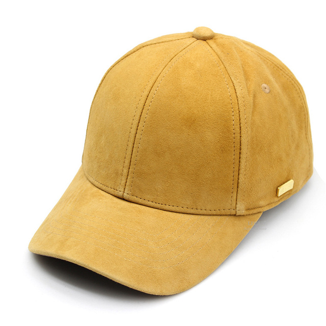 6 Panel Luxury Leather Baseball Cap-Sporty & Street Style Unisex Four Seasons Business Hat