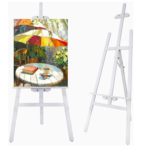 Nouveau <span class=keywords><strong>Chevalet</strong></span> Français en Bois Grande Taille 2026 pour Mariage, Logo, Art, <span class=keywords><strong>Peinture</strong></span> Enfant et Fournitures Artistiques - Product Image 6