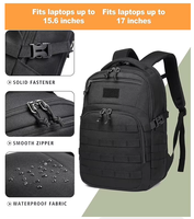 Sac à dos tactique d'assaut personnalisé avec logo d'usine, en matériau durable, pour randonnée, voyage, ordinateur portable, sac de sport, sac à dos MOLLE