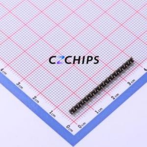 X1311WVS-30J-C18D42R1 Pin Header SMD,P=1.27mm Connector ( Pin Structure: 1x30P )( Pitch: 1.27mm )( Row Spacing: 1.27mm ) - Product Image 2