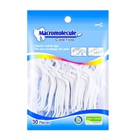 Fil dentaire jetable ultra-fin avec cure-dent intégré, instrument de soin buccal de classe I à haute élasticité, portable