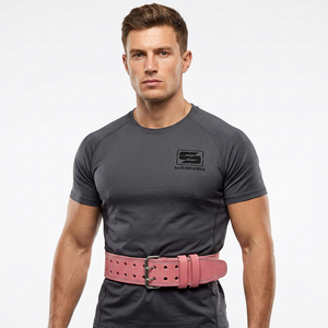 Ceinture de Soutien Dorsal de Haute Qualité pour Musculation et Exercices Physiques, en Cuir de Vachette Antidérapant, Unisexe, Fermeture à Boucle - Product Image 1