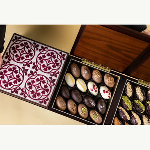 Caja de Madera para Dulces de Chocolate, Caja de Regalo Personalizada para Navidad, Caja Vacía para Empacar Dulces de Chocolate, Cajas de Regalo para Dulces, Chocolates y Dátiles - Product Image 4