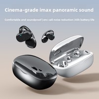 Auriculares Inalámbricos con Clip para Oreja 5.4, Resistentes al Agua IPX6, Control por Voz, Deportivos, para Correr, Pantalla Digital, Baja Latencia