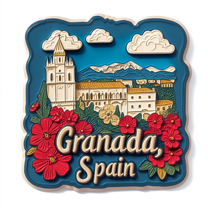 Imán de Resina Personalizado al por Mayor, con Efecto de Relieve 3D e Impresión UV, para Decoración del Hogar y Recuerdos de <span class=keywords><strong>Granada</strong></span> - Product Image 4