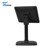 Nouvel écran tactile LCD IPS 9,7 pouces, format 4:3, support réglable, noir, pour utilisation en point de vente (PDV) en supermarché ou sur ordinateur de bureau