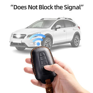 Étui de protection en cuir pour clé de voiture Toyota Prius Camry Corolla CHR RAV4 Prado Izoa Levin Avalon avec accessoires porte-clés - Product Image 5