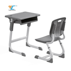 Trường Học Hiện Đại Đồ nội thất lớp học sinh viên Bộ duy nhất của bàn ghế, lớp học rắn gỗ bàn ghế KC-592 - Product Image 5