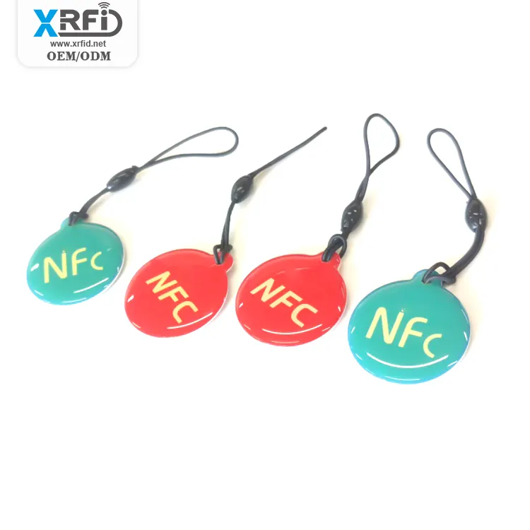 빠른 배달 지능형 제어 관리 rfid 키 태그 tk4100 keyfob nfc 에폭시 keyfob 키 체인