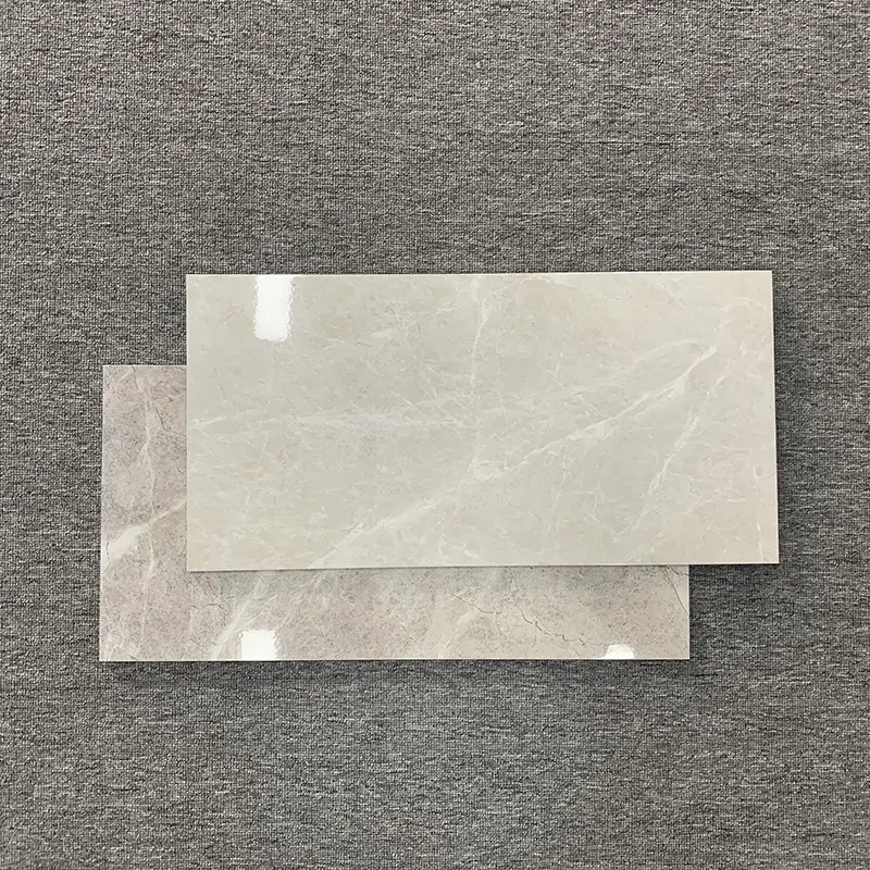 High Quality Gray Polished Marble Look Porcelain Tiles 300*600 Ceramic Tile For Walls And Floor