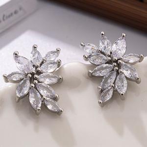 أقراط شرابة هندسية حديثة على الطراز الكوري ، مجموعة كاملة من أقراط الزركون للعين والحصان ، مزاجه رائع - Product Image 4