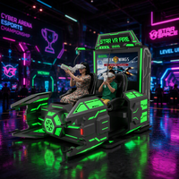 Machine d'arcade de tir VR pour 2 joueurs, simulateur de jeu de tir en réalité virtuelle pour parc d'attractions, centre de divertissement intérieur FEC