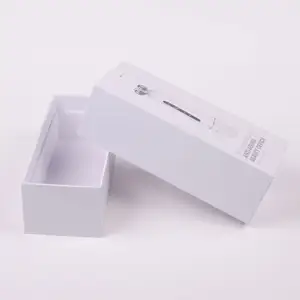 Caixa de presente personalizada de instrumento cosmético, caixas de papel de embalagem de jade e rolo de espuma com fecho de fita