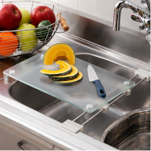 Planche à découper en <span class=keywords><strong>verre</strong></span> <span class=keywords><strong>trempé</strong></span> personnalisée, forme rectangulaire ou ronde, motif personnalisé, planche à découper de cuisine transparente - Product Image 6