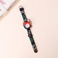 Montres pour enfants tendance, ultra-mignonnes, en silicone, à quartz, pour garçons, filles et tout-petits, avec des dinosaures