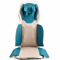 Coussin de massage chauffant électrique pour voiture et maison, avec fonction Shiatsu, pétrissage et vibration pour le dos et le cou