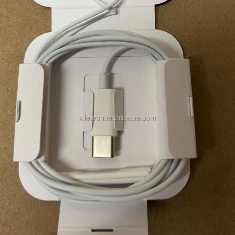 White type c earphone, no box