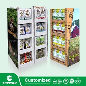 Tùy chỉnh siêu thị bán lẻ các tông Stackable khay hiển thị PDQ hộp chip các loại hạt Cookie Snack tông Pallet hiển thị - Product Image 3