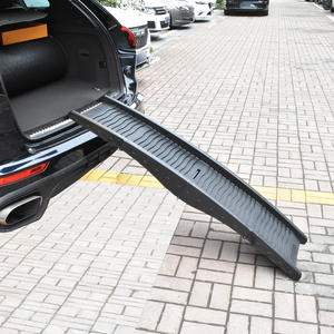 Araba SUV kamyon için katlanır <span class=keywords><strong>Pet</strong></span> rampa kaymaz yüzey ile taşınabilir köpek rampası hafif yük kapasitesi kadar 88 Lbs - Product Image 3