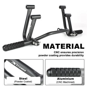 Waximoto Fit for Yamaha YZF-R3 2015-2025 <span class=keywords><strong>MT</strong></span>-03アフターマーケットスチールスタントエンジンガードタンクフレームプロテクターバンパーガードスライダーバー - Product Image 3