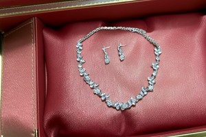 עיצוב חדש תכשיטים עגיל טרנדית שרשרת אביזרים bridal סט תכשיטים סט zircon - Product Image 3