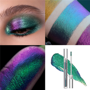Set <span class=keywords><strong>de</strong></span> Sombras <span class=keywords><strong>de</strong></span> Ojos Langmanni Wonder Peacock Ember <span class=keywords><strong>de</strong></span> 3 Tonos, Multichrome, Metálicas, Brillantes y Líquidas, Marca Privada - Product Image 2