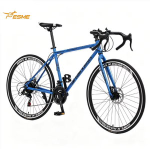 Vélo de route en fibre de carbone <span class=keywords><strong>SAVA</strong></span> R8 18 vitesses, fourche en carbone, frein V, R3000, vélos de course urbains, pédales ordinaires - Product Image 1