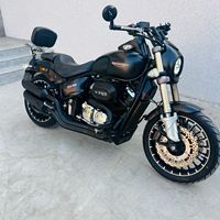 Motocicleta Usada Leikadi RX3 de Segunda Mano, Cruiser de Gasolina de 250cc, Motor Bicilíndrico en V, Estilo Retro, Tanque de 18L para Viajes de Larga Distancia