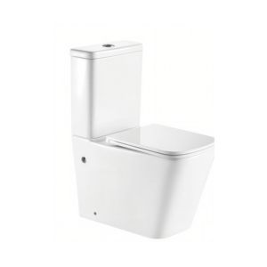 Inodoro de Dos Piezas de Cerámica Blanca de Alto Estándar Australiano, Sanitario <span class=keywords><strong>WC</strong></span> con Descarga Tornado para Baño - Product Image 2